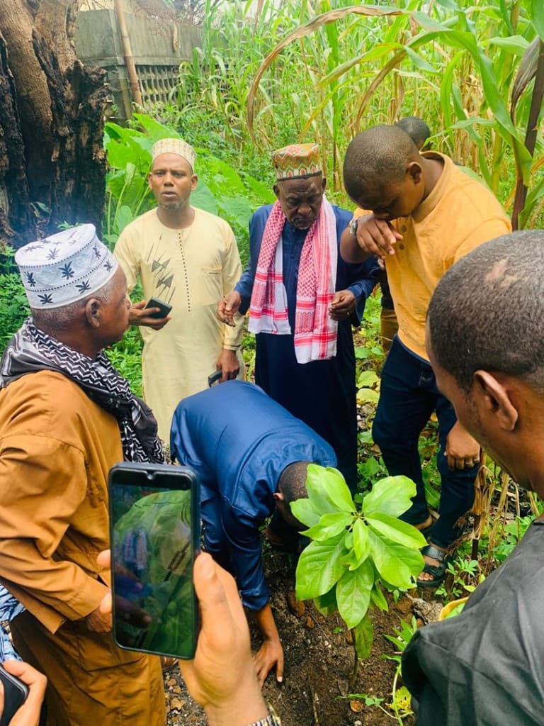 Cérémonie de plantation d’un plant